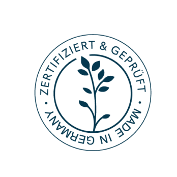 Zertifiziert und geprüft Siegel